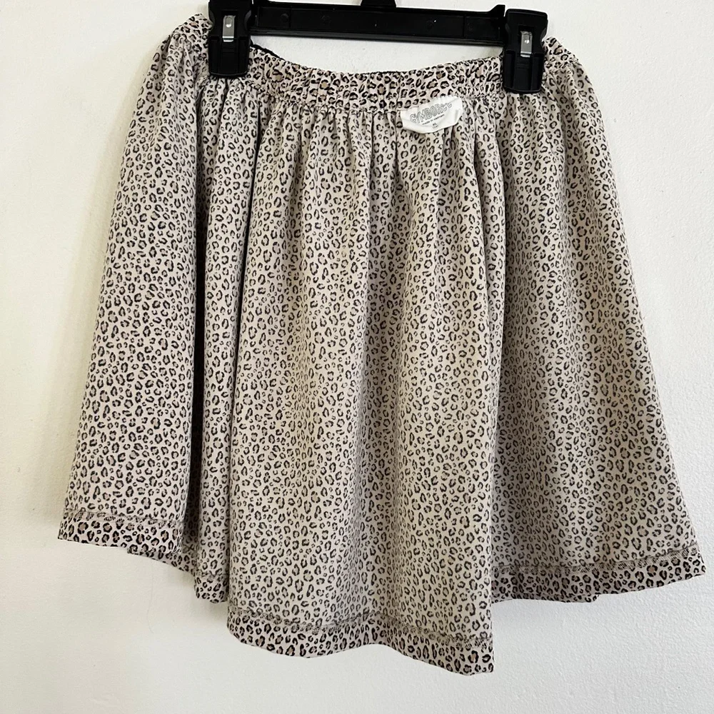 Gymboree 𝅺leopard print skirt